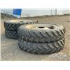Image 2 : (4) GALAXY 380/90R46 SPRAYER TIRES & RIMS