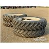 Image 4 : (4) GALAXY 380/90R46 SPRAYER TIRES & RIMS