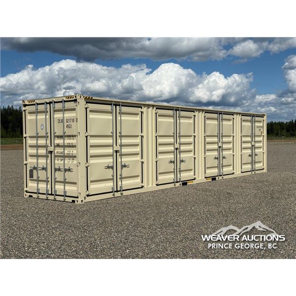 2025 8 X 40 FT. MULTI DOOR SHIPPING CONTAINER