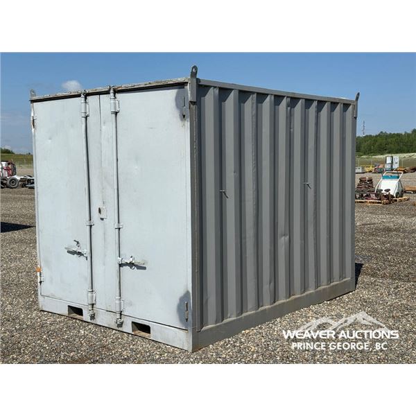 9 FT. 6 IN. X 7 FT. 3 IN. SHIPPING CONTAINER