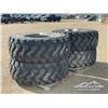 Image 2 : (4) LOADER TIRES