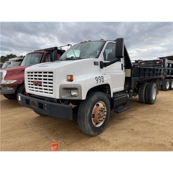 2008 GMC C7500 Flatbed Dump Truck
