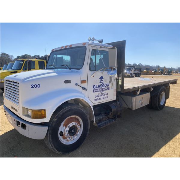 1998 INTERNATIONAL 4700 Flatbed Dump Truck