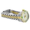 Image 4 : Rolex Ladies 18K Two Tone Gold And Steel Silver Index Diamond Lugs And Emerald D