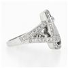 Image 5 : 18k White Gold 0.78 ctw Round Brilliant Pave Diamond Interlocking Infinity Ring