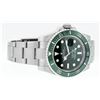 Image 6 : Rolex Mens Stainless Steel Green Dial Oyster Band 40mm "Hulk" Submariner Wristwa