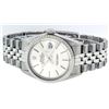 Image 6 : Rolex Mens Stainless Steel 36MM Silver Index Engine Turn Datejust Wristwatch