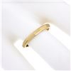 Image 3 : Antique 14k Yellow Gold 2.5mm Polished Faceted Eternity Stack Wedding Band Ring