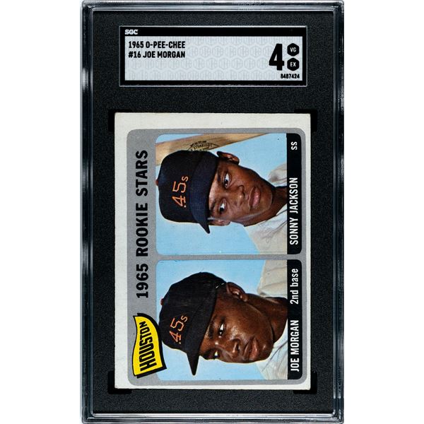 1965 O-Pee-Chee #4 Joe Morgan RC (SGC 4)