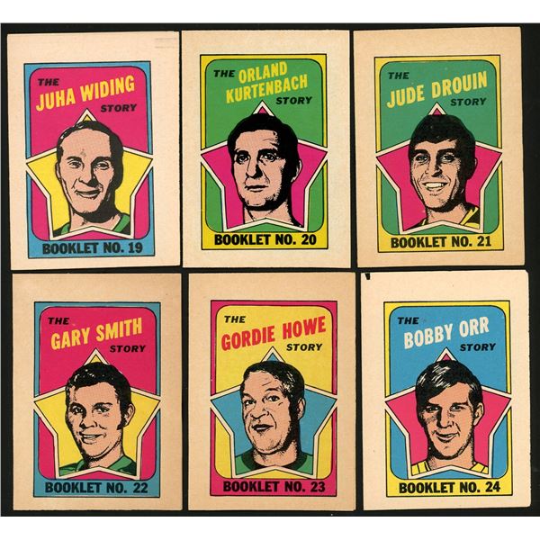 1971-72 O-Pee-Chee Booklets - Complete Set