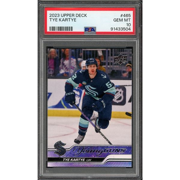 2023-24 Upper Deck Young Guns Tye Kartye - PSA 10