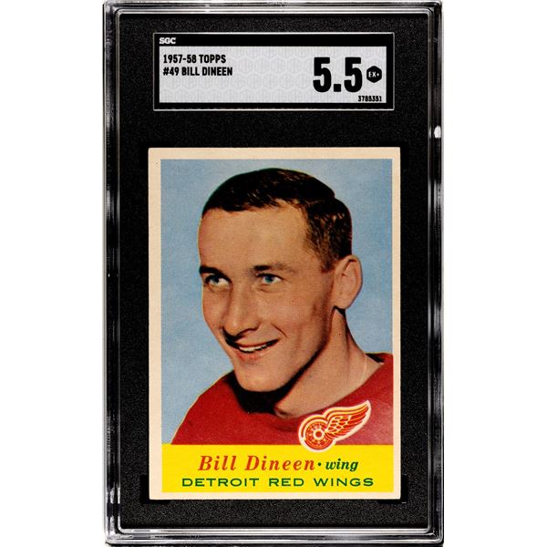 1957-58 Topps #49 Bill Dineen (SGC 5.5)