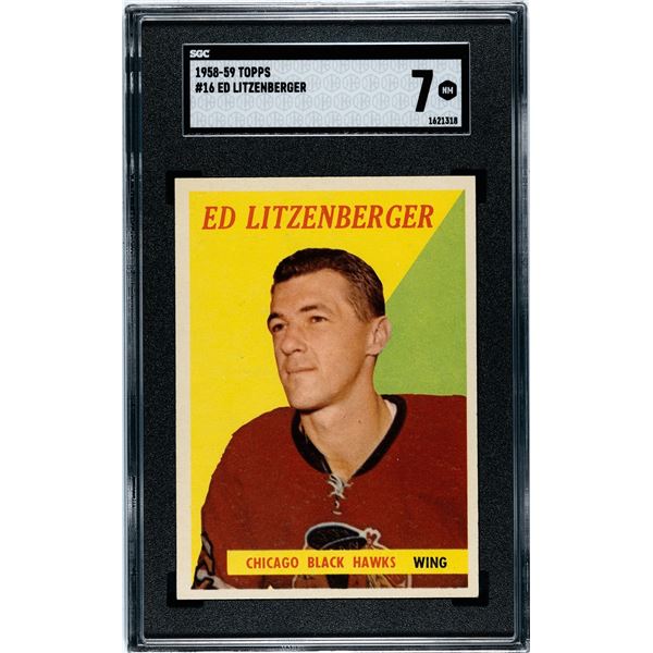 1958-59 Topps #16 Ed Litzenberger (SGC 7)
