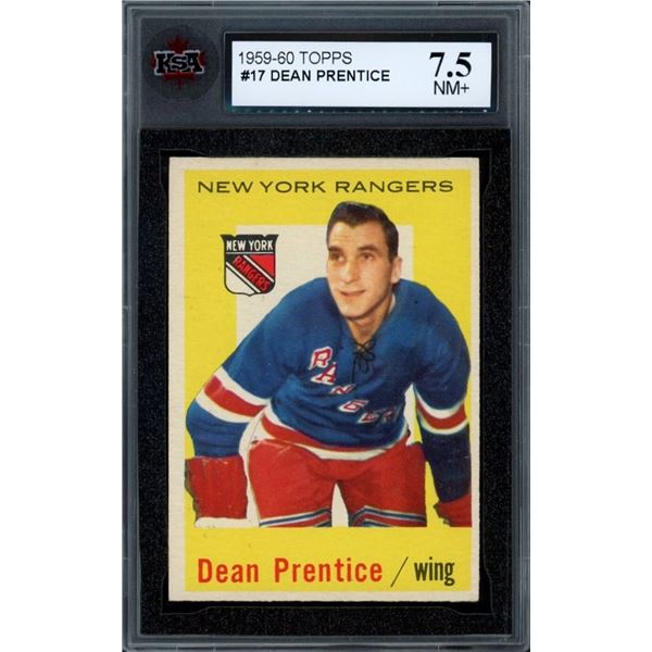 1959-60 Topps #17 Dean Prentice (KSA 7.5)