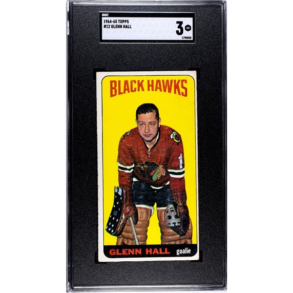 1964-65 Topps #12 Glenn Hall (SGC 3)