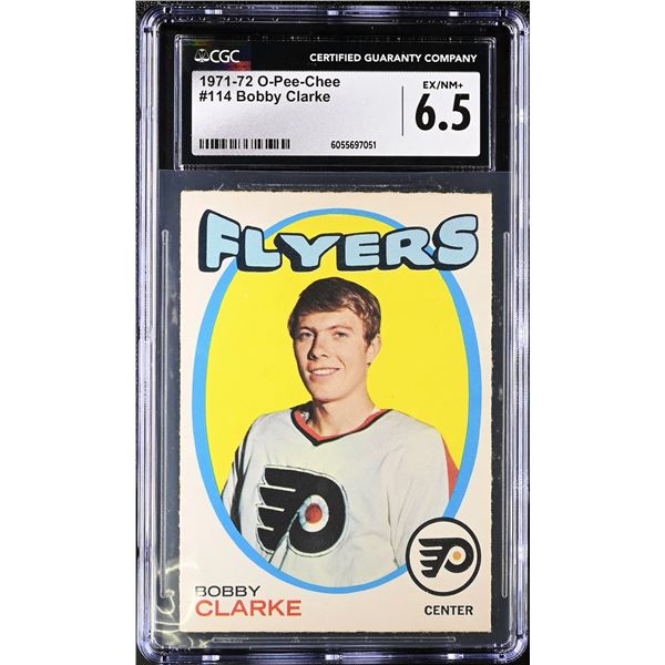 1971-72 O-Pee-Chee #114 Bobby Clarke (CGC 6.5)