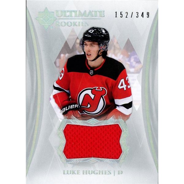 2023-24 Upper Deck Ultimate Rookies Luke Hughes Patch #152/349