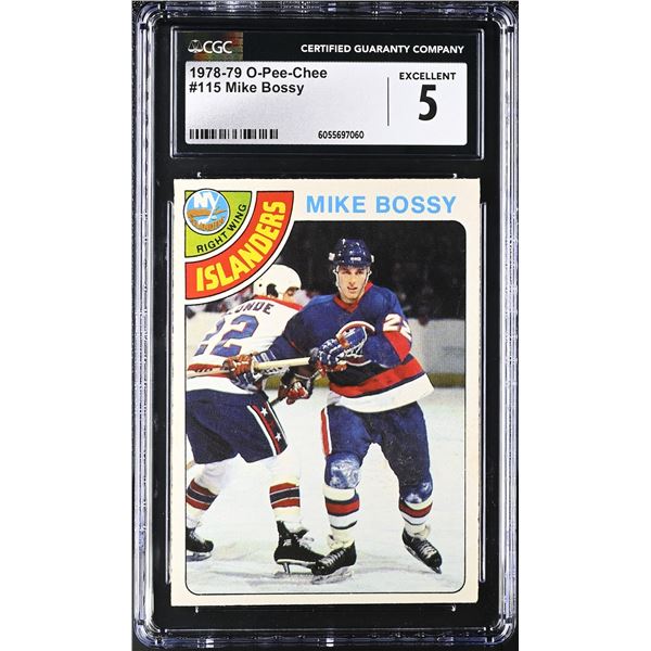 1978-79 O-Pee-Chee #115 Mike Bossy RC (CGC 5)