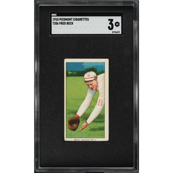 1909-11 T206 Fred Beck (SGC 3)