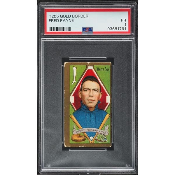 1911-12 T205 Gold Border - Fred Payne (SGC 1)