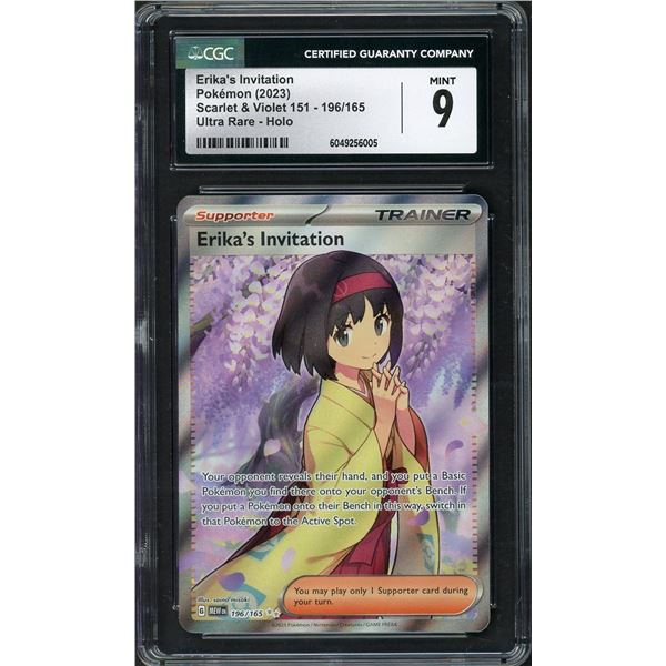 2023 Pokémon Erika's Invitation Ultra Rare - CGC 9