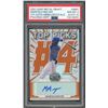2021 Leaf Metal Draft Marcelo Mayer Orange Crystals autograph #6/7 - PSA 8/auto 10