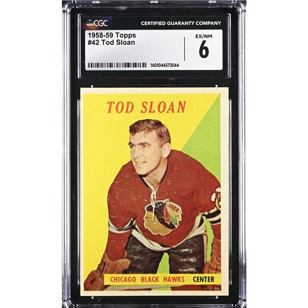 1958-59 Topps #42 Tod Sloan (CGC 6)