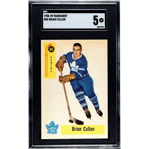 1958-59 Parkhurst #50 Brian Cullen (SGC 5)