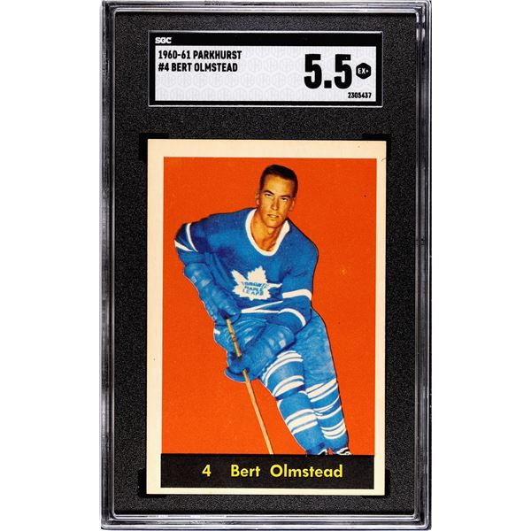 1960-61 Parkhurst #4 Bert Olmstead (SGC 5.5)