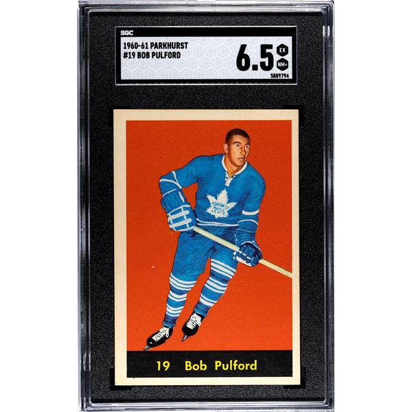 1960-61 Parkhurst #19 Bob Pulford (SGC 6.5)
