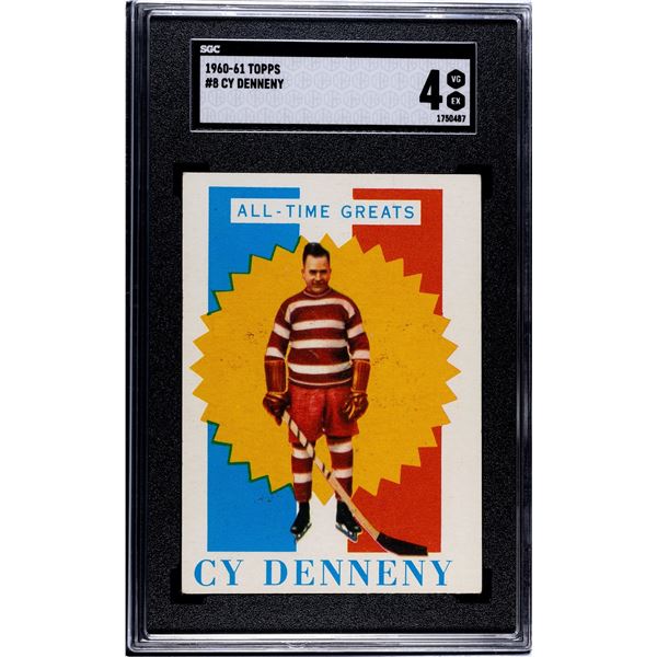 1960-61 Topps #8 Cy Denneny ATG (SGC 4)