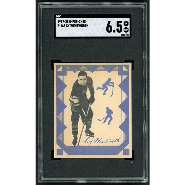 1937-38 O-Pee-Chee E #163 Cy Wentworth (SGC 6.5)