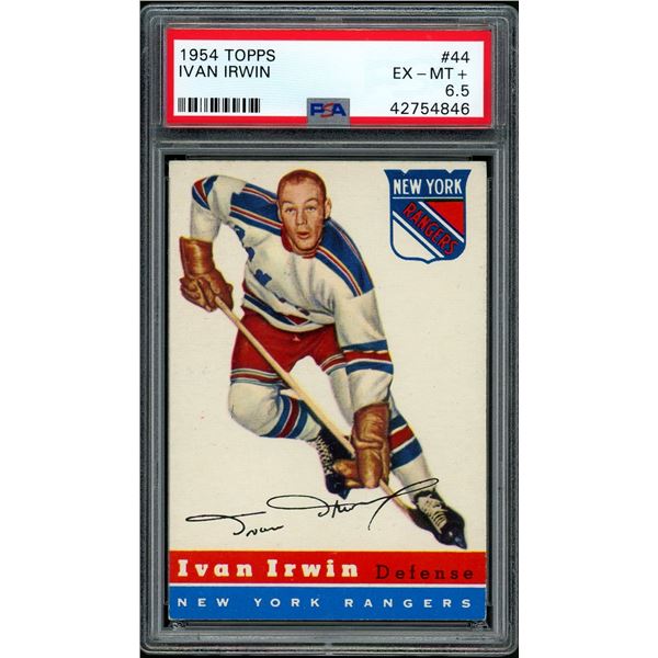 1954-55 Topps #44 Ivan Irwin RC (PSA 6.5)