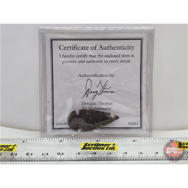 New York Mint "Arrowhead" (COA) (SEE PICS!)  (Listing & Descriptions are a GUIDE ONLY and are subjec