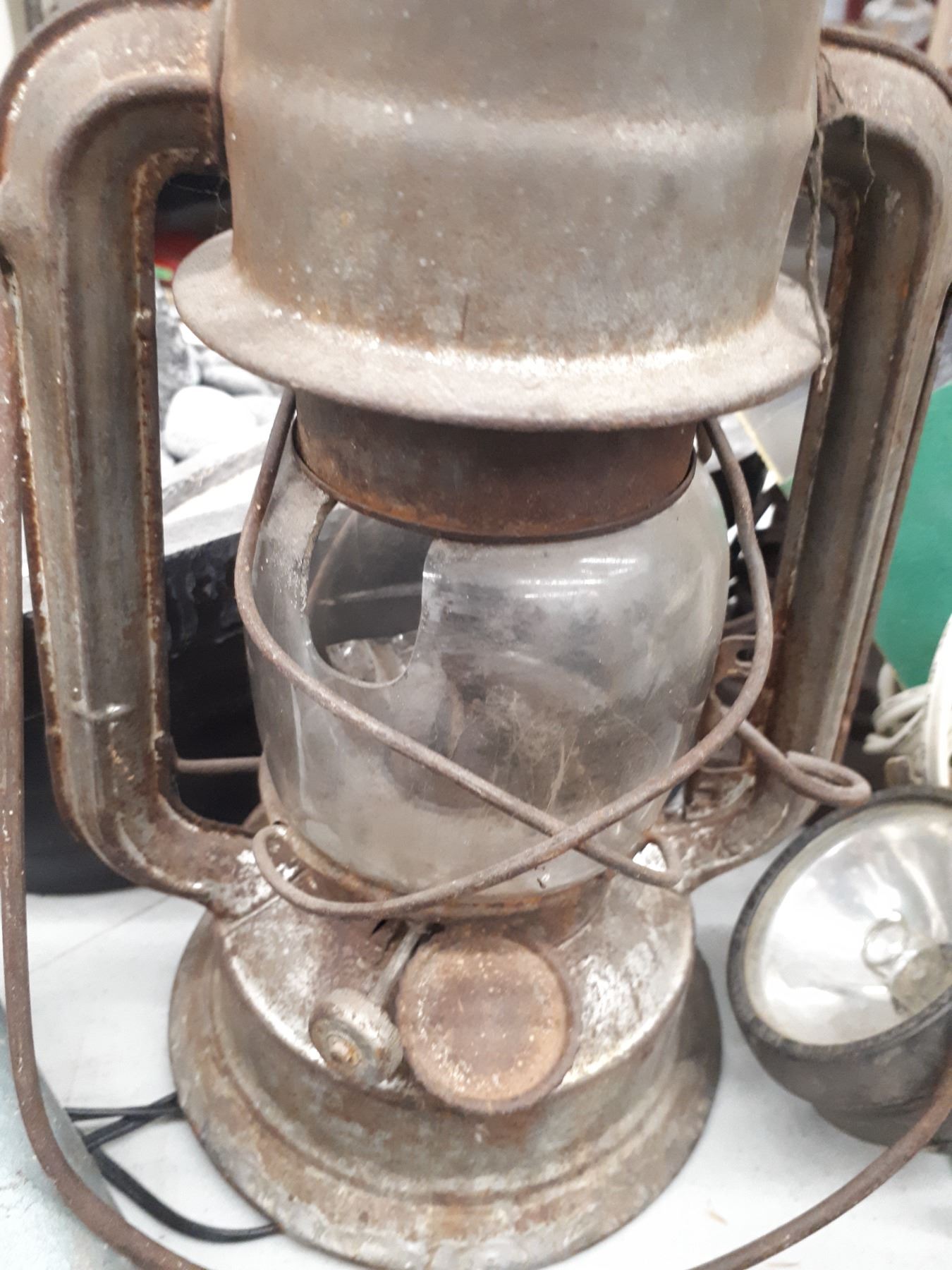 Poêle à Pétrole Hugo Schneider HASAG Calorifix - Cuisinière émail Blanc Vintage Allemagne