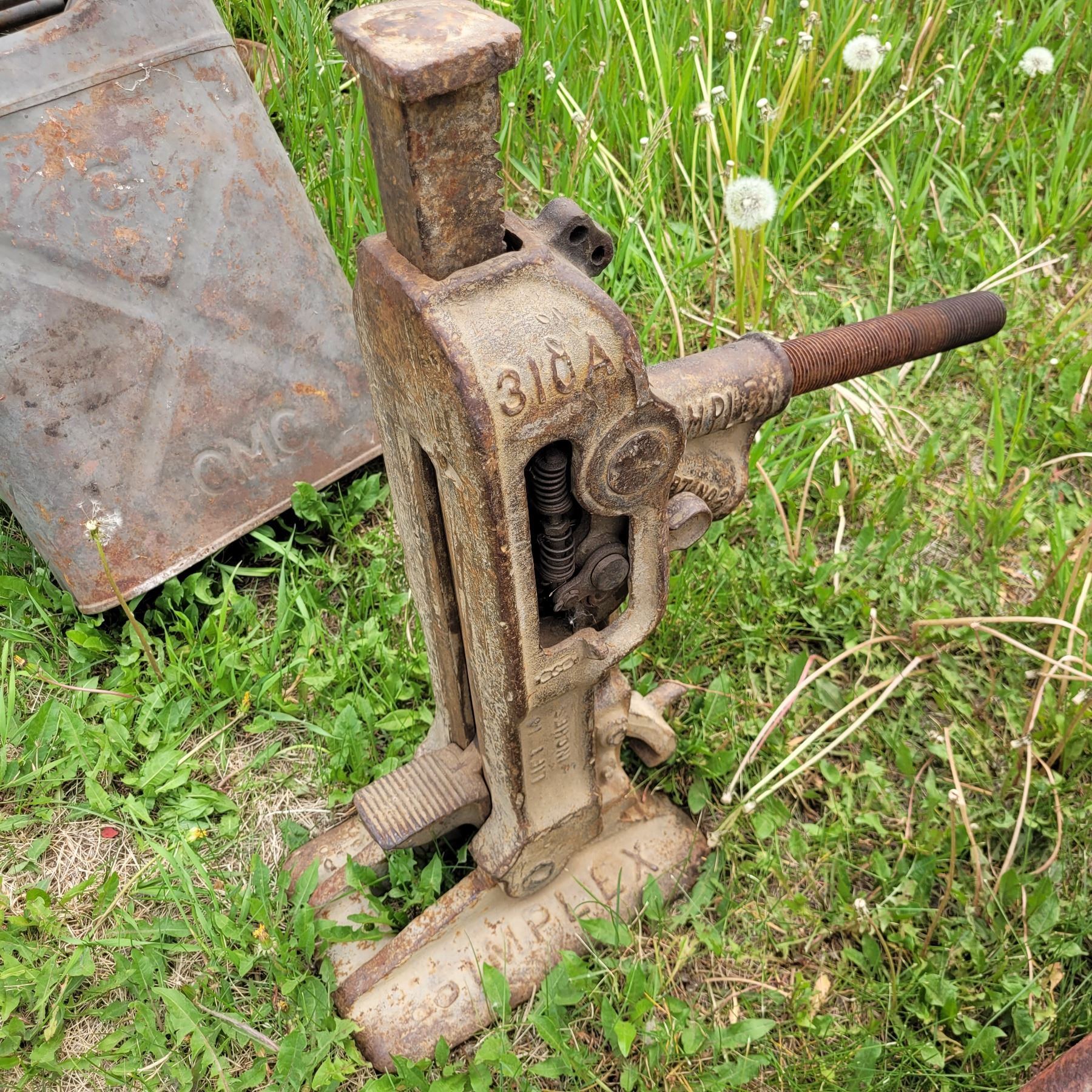 Vintage Railroad Jack Stand - Simplex Model 310A