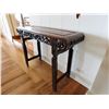 Image 8 : Wooden Console Table w/ Carved Details 46" x 16" x 34"H
