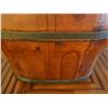 Image 8 : Wooden Bucket w/ Carved Handle 14" x 10" x 17"H