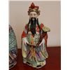 Image 2 : Qty 2 Chinese Lucky Gods Figures w/ Maker's Marks (One Damaged)