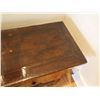 Image 8 : Low Wooden Table w/ 7 Drawers & Metal Hardware 65" x 18" x 21"H