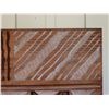 Image 2 : Large Carved Wooden Geometric Wall Hanging 66" x 30"