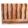 Image 8 : Large Carved Wooden Geometric Wall Hanging 66" x 30"