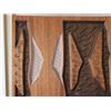 Image 8 : Large Carved Wooden Geometric Wall Hanging 66" x 30"