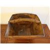 Image 2 : Wooden Bucket/Basket w/ Handle 16" x 15" x 9"