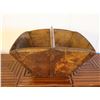 Image 8 : Wooden Bucket/Basket w/ Handle 16" x 15" x 9"