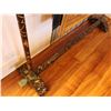 Image 8 : Lacquered Clothes Rack 59" x 64"H & Two Fringed Textiles