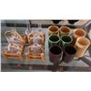 Image 1 : Qty 8 Ceramic Cups & 2 Oil & Vinegar Sets w/ Extra Bottles
