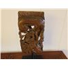 Image 2 : Carved Wooden Objet D'Art w/ Stand 20"H