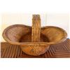 Image 1 : Large Woven Basket w/ Handle 12"W x 15"H