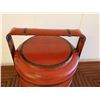 Image 2 : Vintage Lacquered 3-Section Jubako Bento Box w/ Handle 14"H